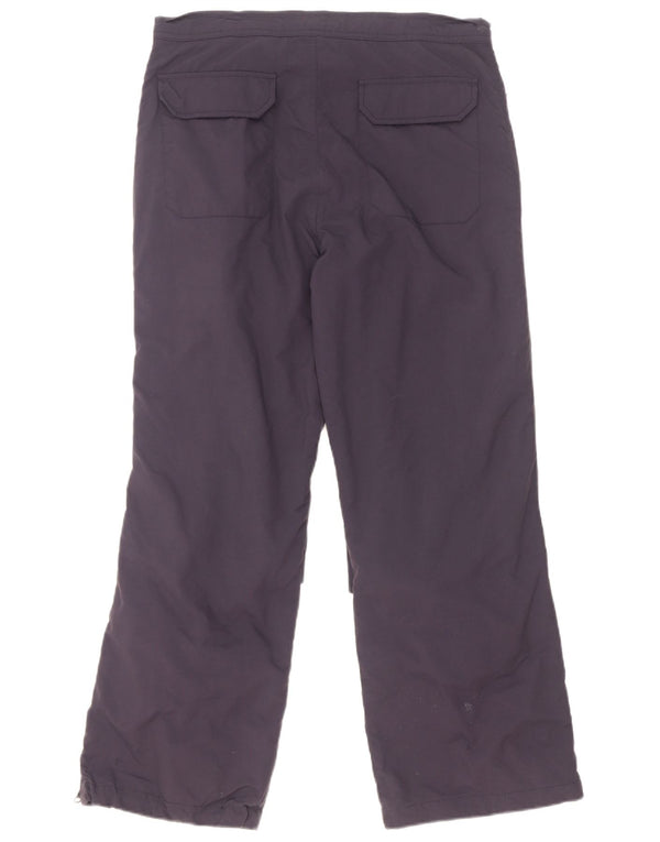 Pantalón cortavientos recto canadiense para hombre mediano W34 L29 azul marino