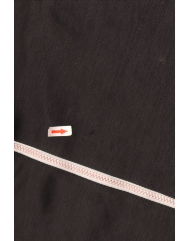 Adidas - Sudadera con capucha y cremallera para mujer, talla 40, poliéster negro grande