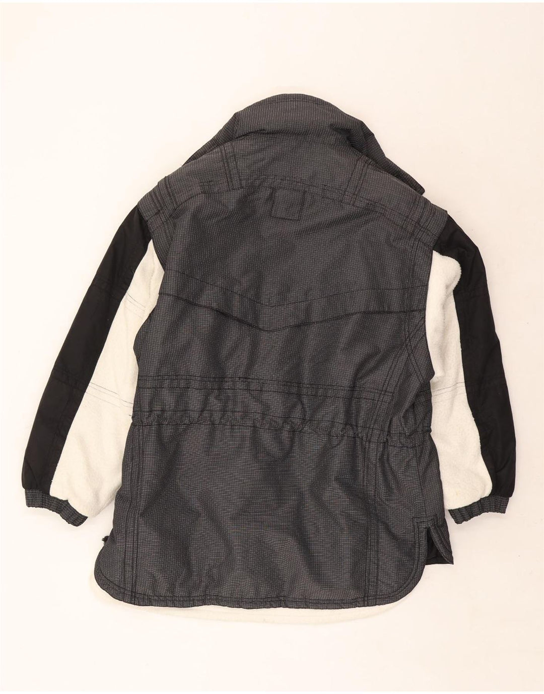 Chaqueta de esquí holgada Rodeo para mujer de C&A Nylon con bloques de color gris medio Reino Unido 44