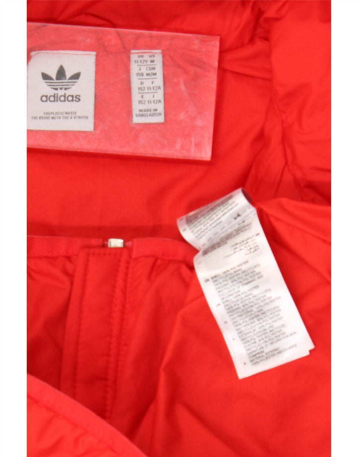 ADIDAS Chaqueta acolchada con capucha para niño 11-12 años Rojo Poliéster