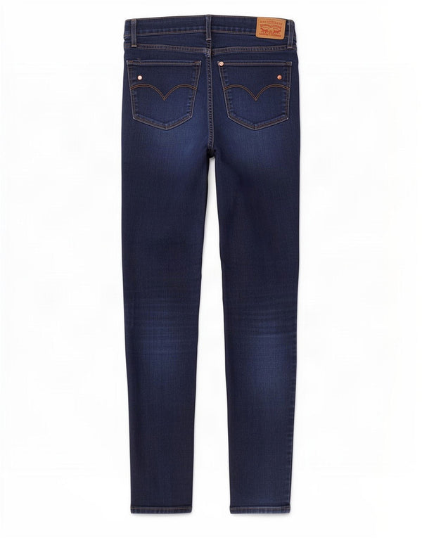 Levi's Jeans Ajustados 711 Para Mujer W29 L32 Algodón Azul Marino