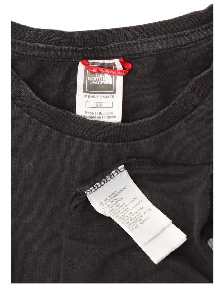 The North Face - Camiseta para hombre, talla pequeña, algodón negro