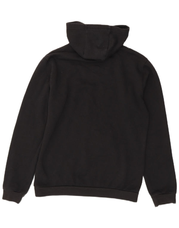ADIDAS Hombre Sudadera con capucha Jumper Pequeño Algodón Negro