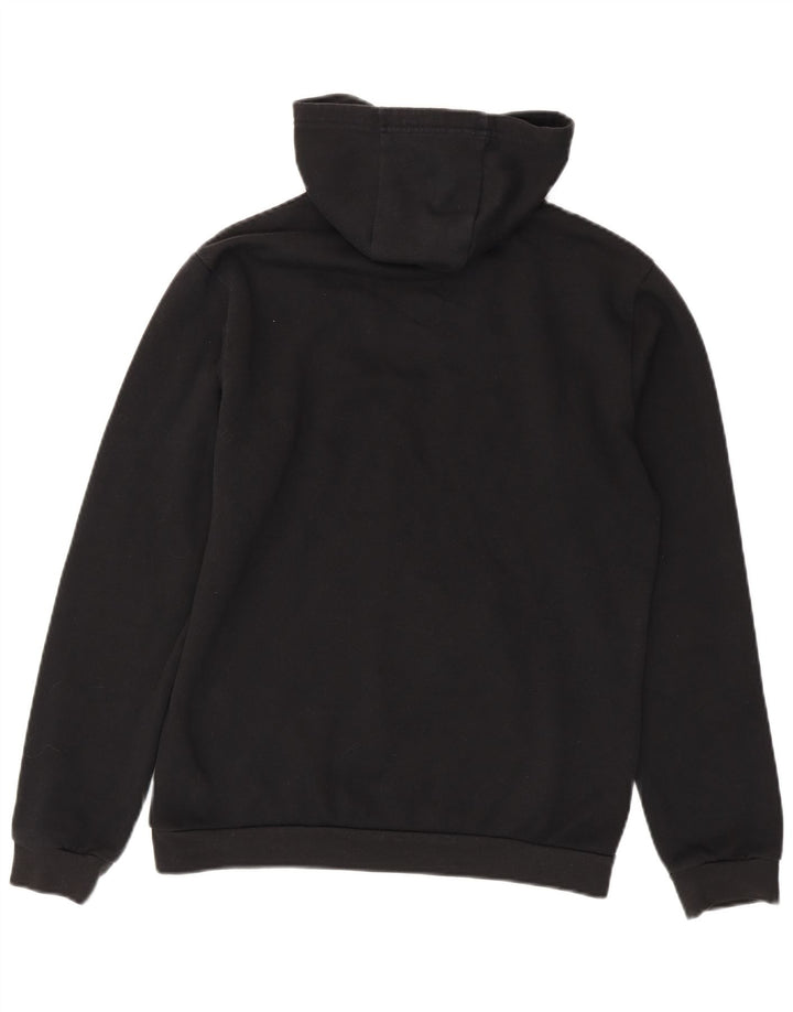 ADIDAS Hombre Sudadera con capucha Jumper Pequeño Algodón Negro