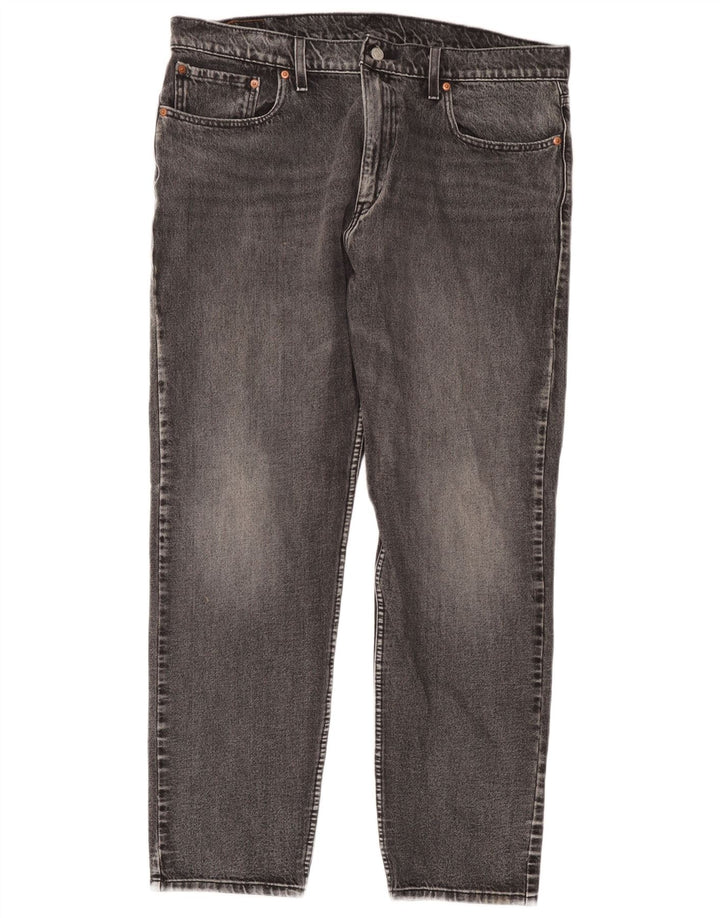 Levi's Vaqueros cónicos 502 para hombre W38 L32 Algodón gris