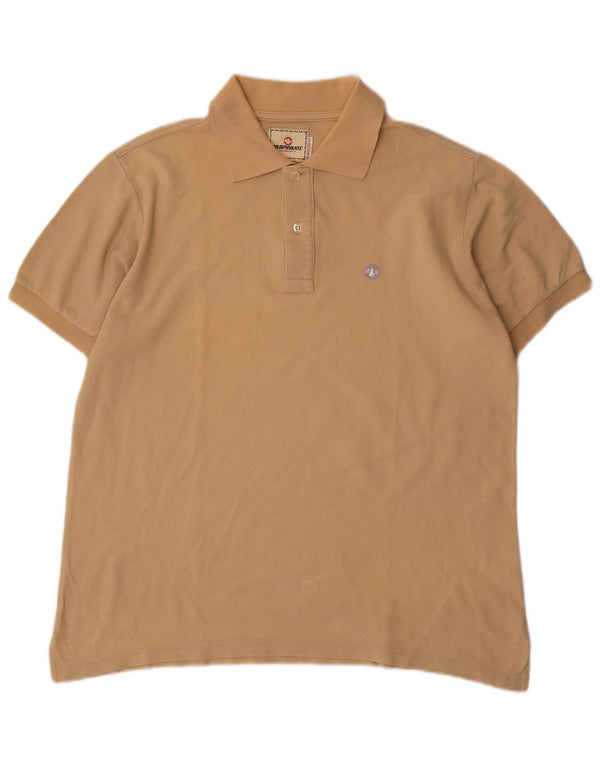 Murphy & Nye Polo de corte regular para hombre de algodón beige grande