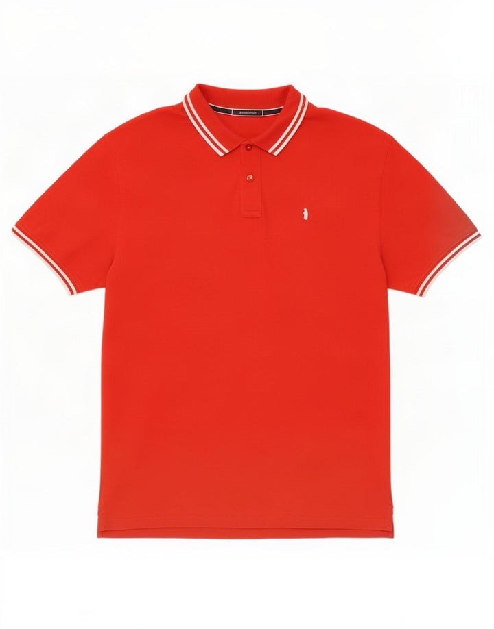 Refrigue Polo Hombre XL Algodón Rojo