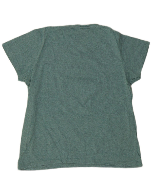 Mountain Warehouse Camiseta gráfica para mujer, talla 40, talla grande, verde