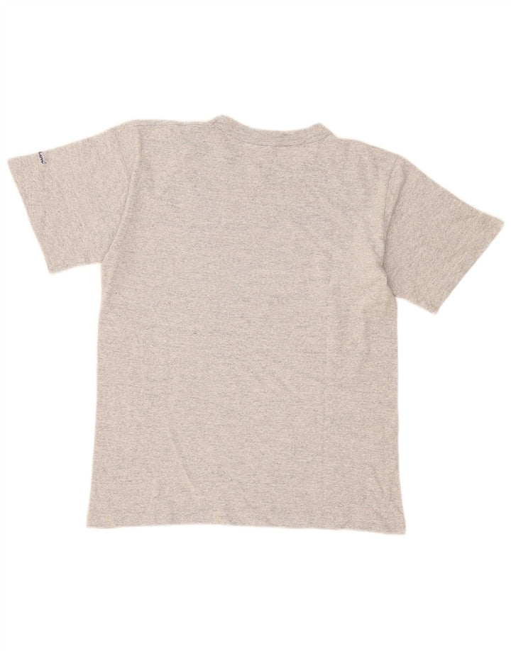 Champion Camiseta para hombre Top Small de algodón moteado gris