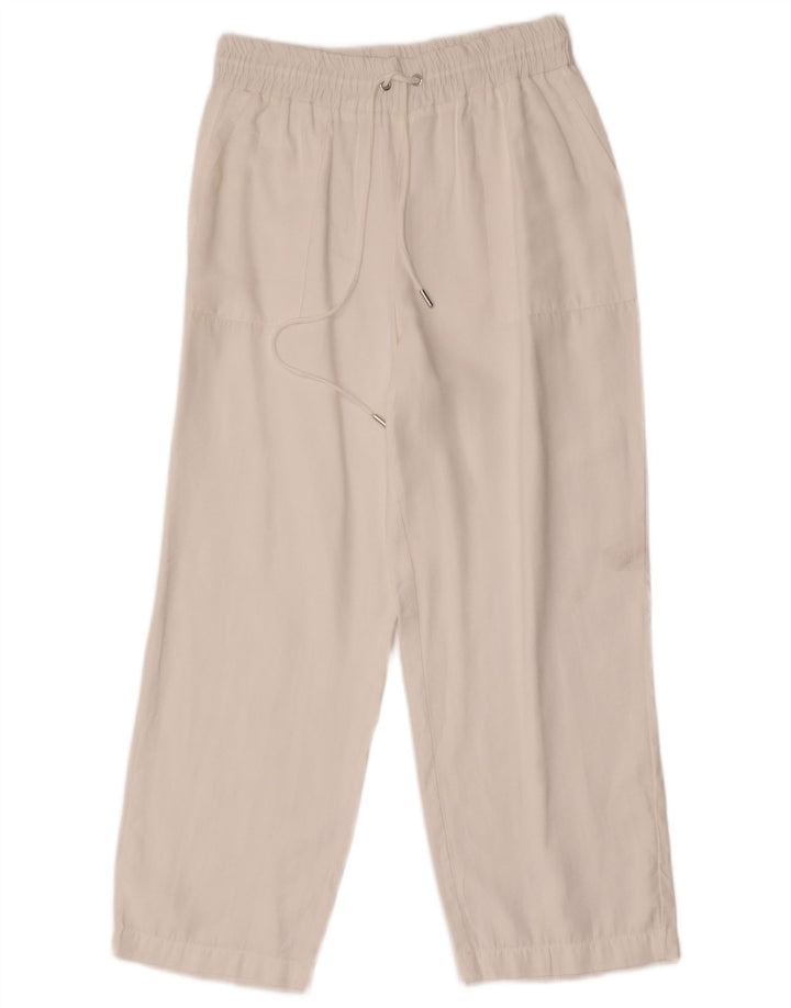 Zara Mujer Pantalones Cortos Pequeños W26 L25 Blanco Modal