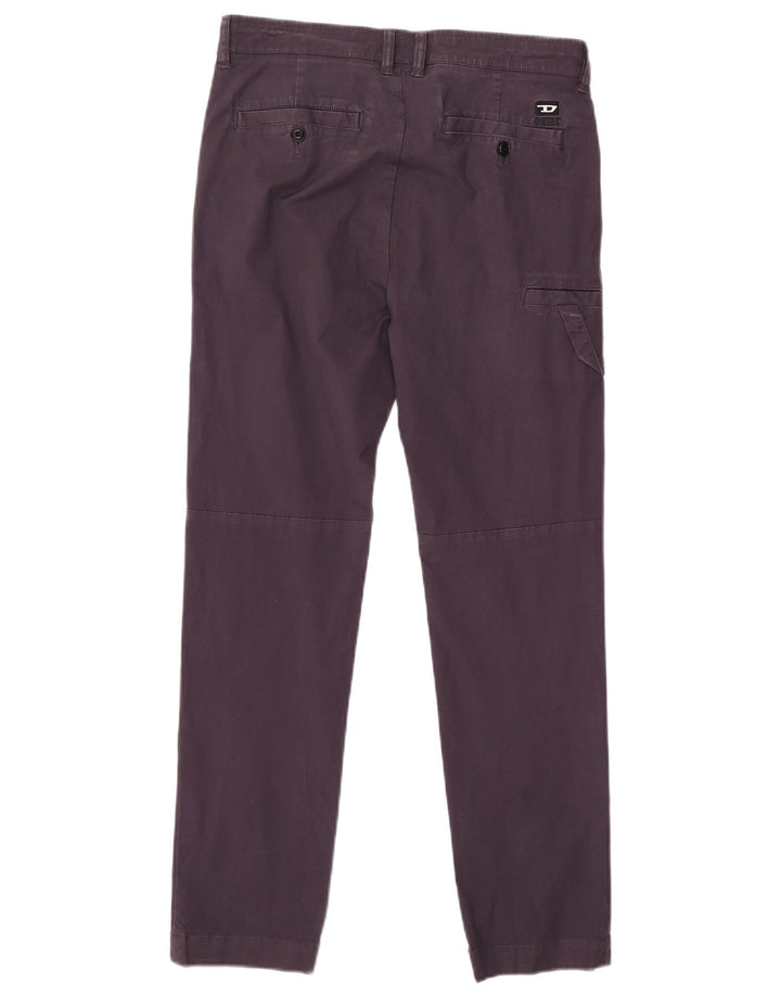 DIESEL Pantalón cargo slim W29 L28 Morado Hombre