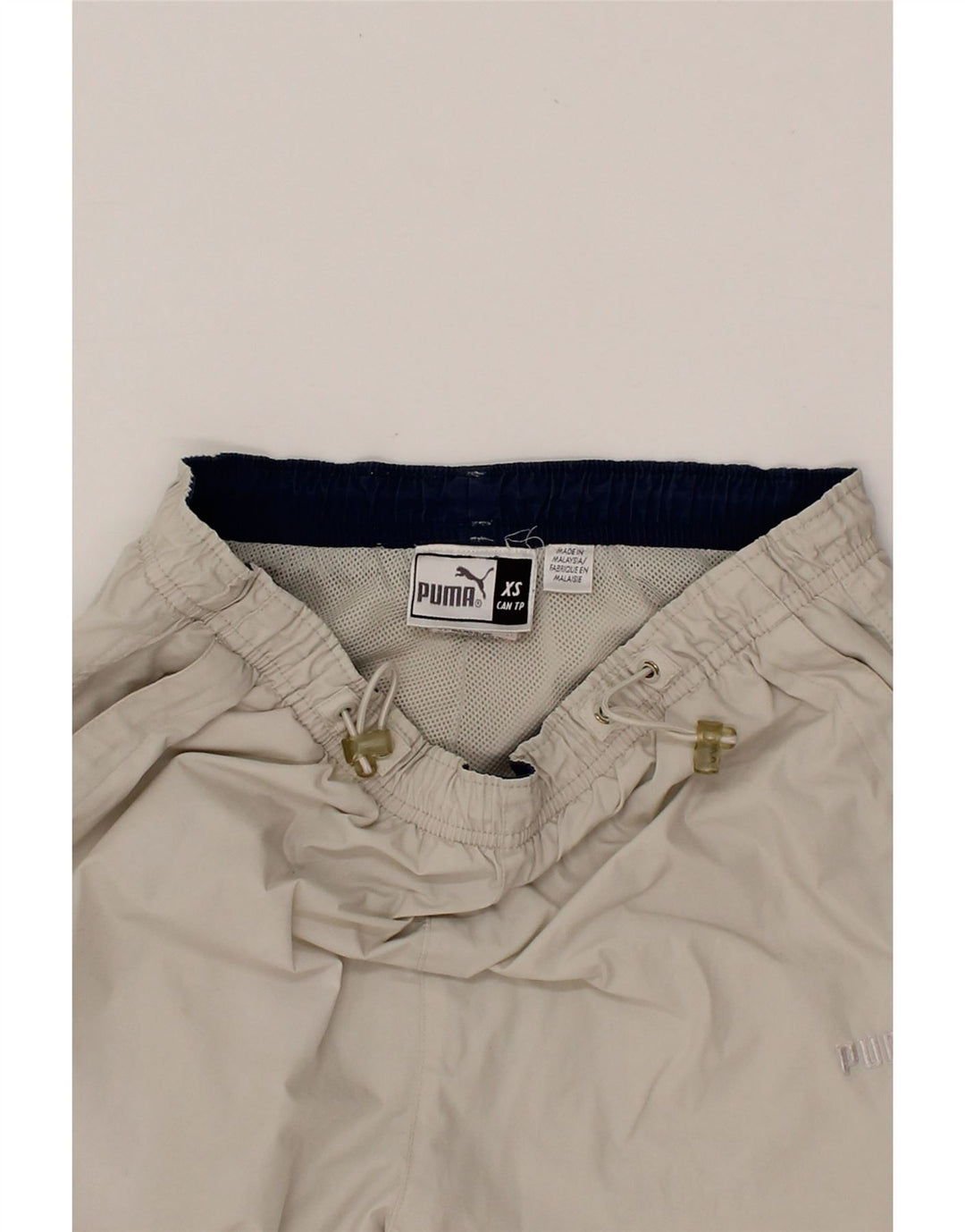 PUMA Mens Tracksuit Trousers XS Grey Colourblock Polyester Vintage Puma and Second-Hand Puma from Messina Hembry 