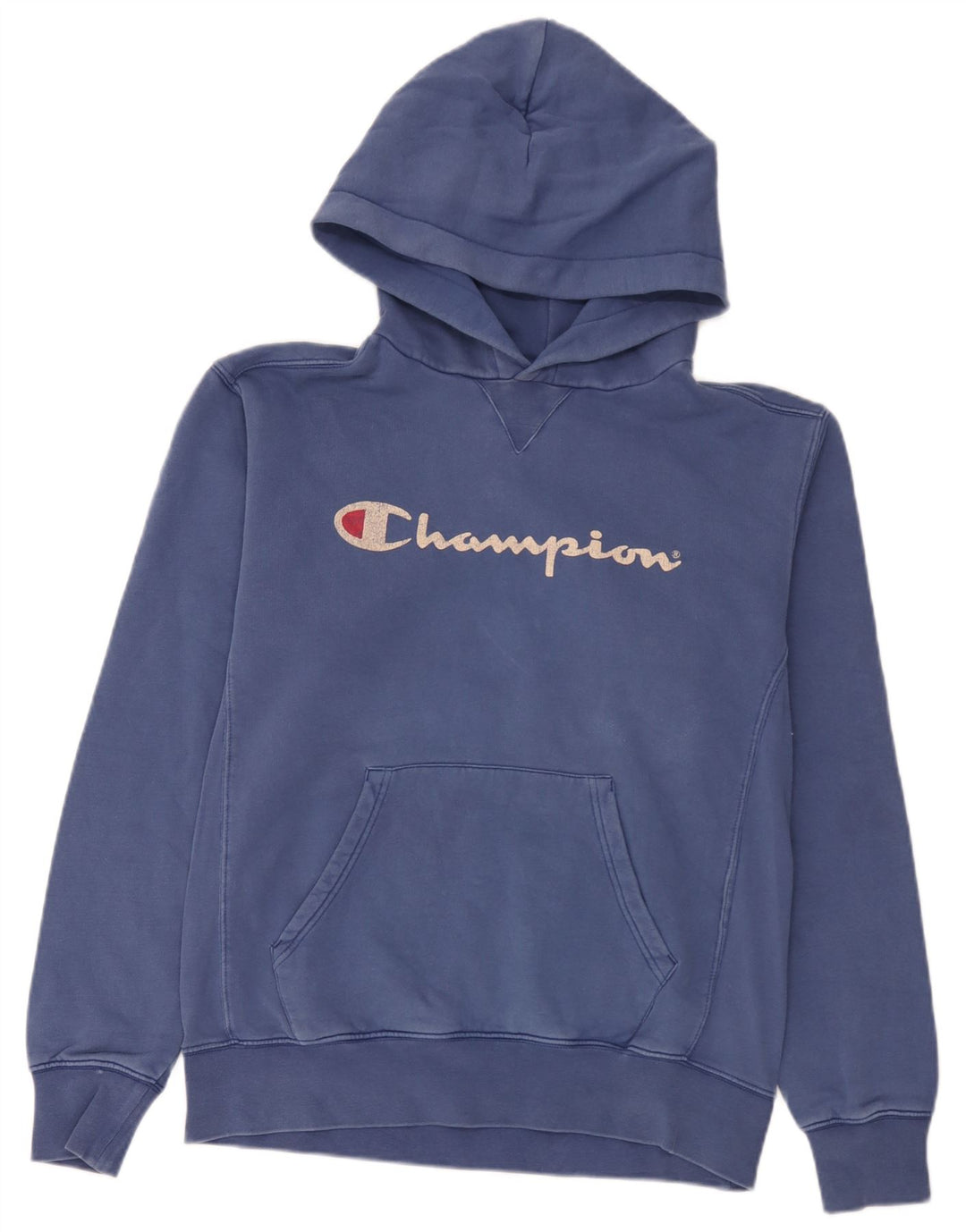 Champion Sudadera con capucha gráfica para hombre, talla grande, color azul