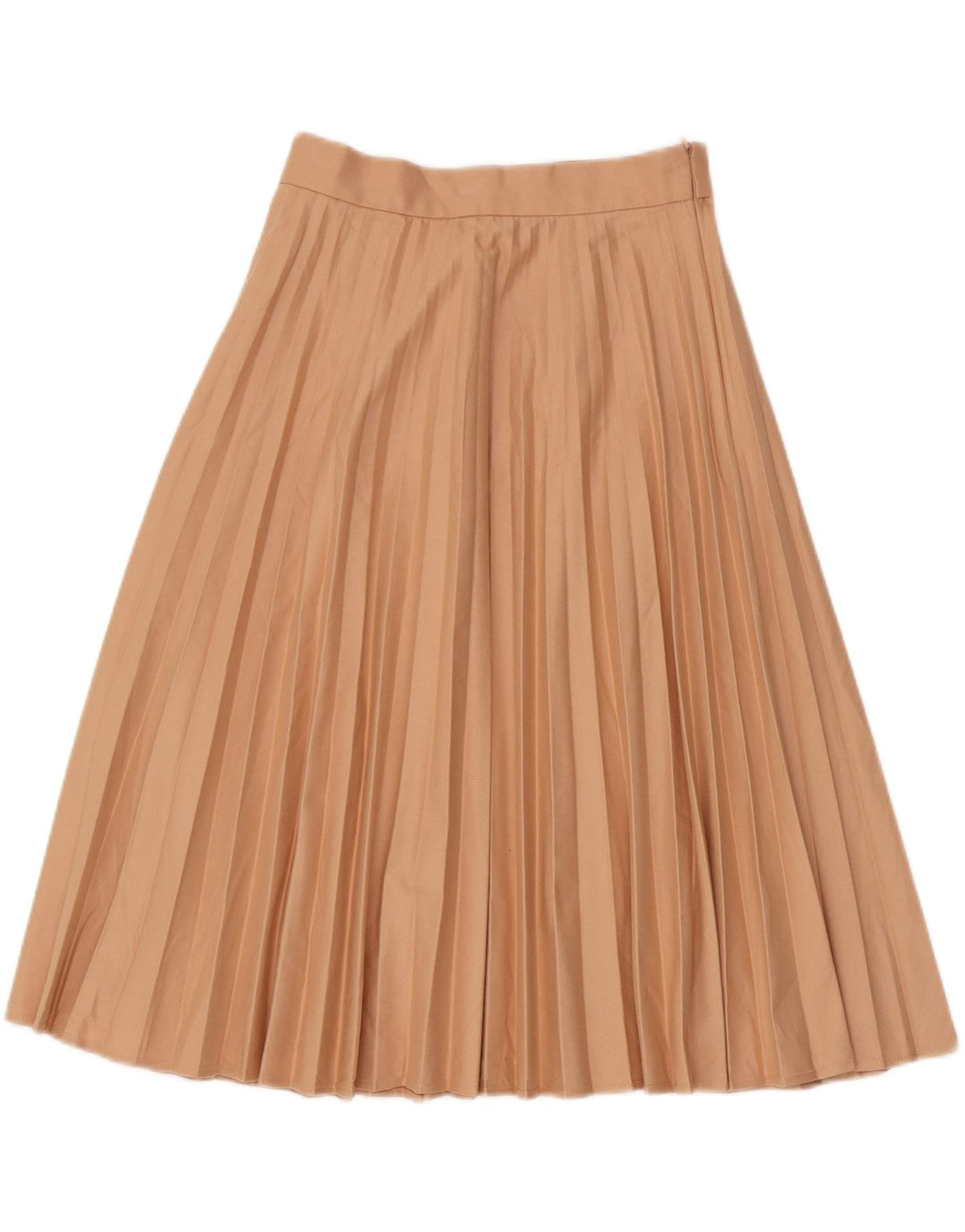 Zara Mujer Falda Plisada XS W24 Beige