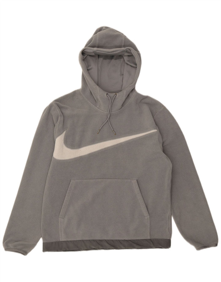 Jersey Nike De Polar Con Capucha Y Gráfico Para Hombre Poliéster Gris Medio
