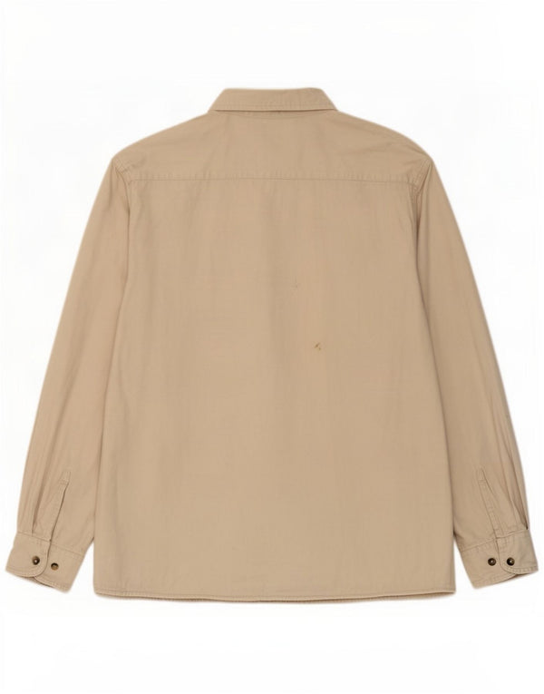 Camisa Wrangler Hombre XL Algodón Beige