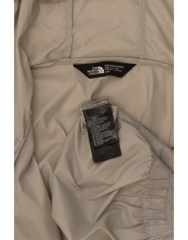 The North Face Chaqueta impermeable extragrande con capucha para mujer UK 10 Small Grey Nylon
