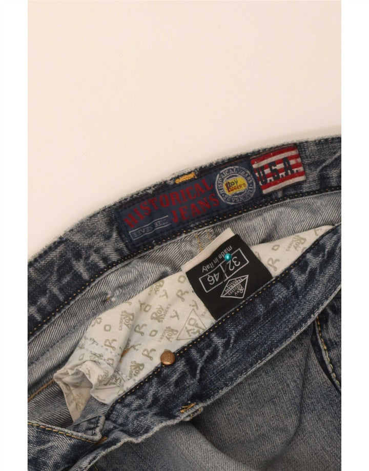 Roy Rogers Vaqueros ajustados para mujer W32 L35 Algodón azul