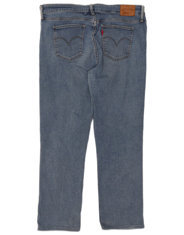 Vaqueros Levi's 712 Crop Slim para mujer W31 L25 Algodón azul