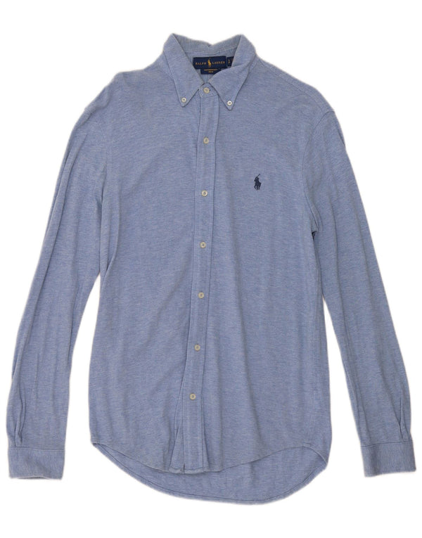 Camisa Ralph Lauren Hombre Pequeña Algodón Azul