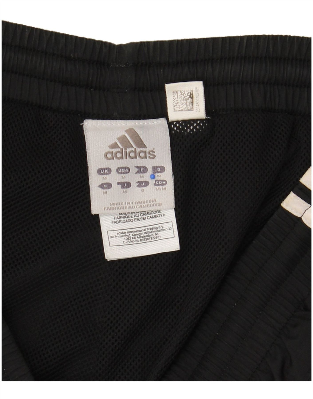 Bermudas deportivas para hombre ADIDAS Poliéster negro mediano