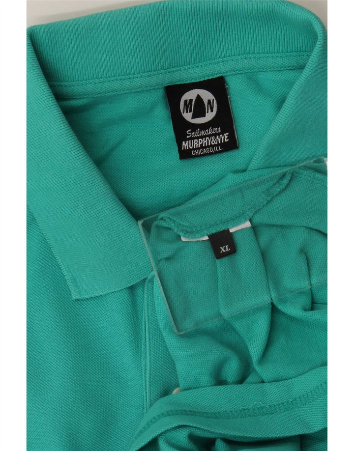 Murphy & Nye Polo Sailmakers para hombre XL Turquesa