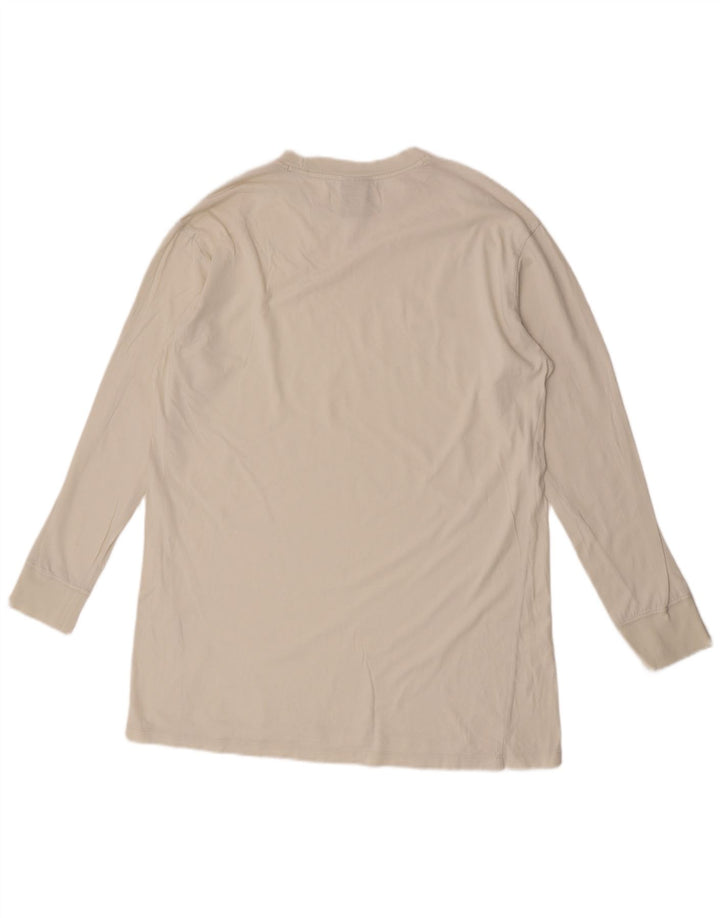 Camiseta Nike Hombre Manga Larga Mediano Blanco