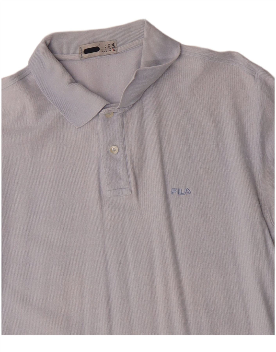 Polo Fila Hombre IT 50 Algodón Azul Medio