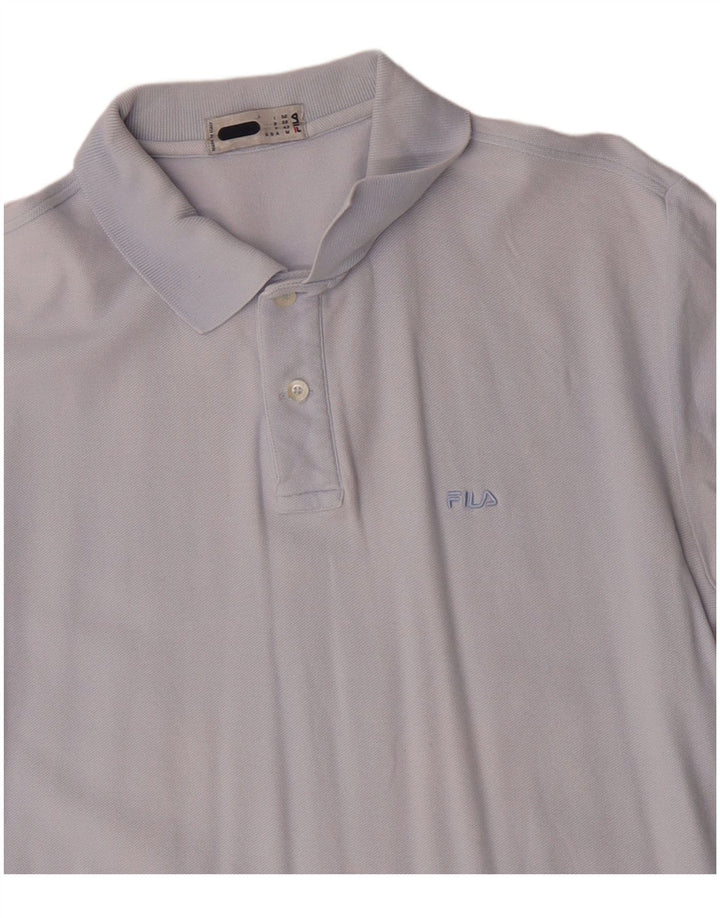 Polo Fila Hombre IT 50 Algodón Azul Medio