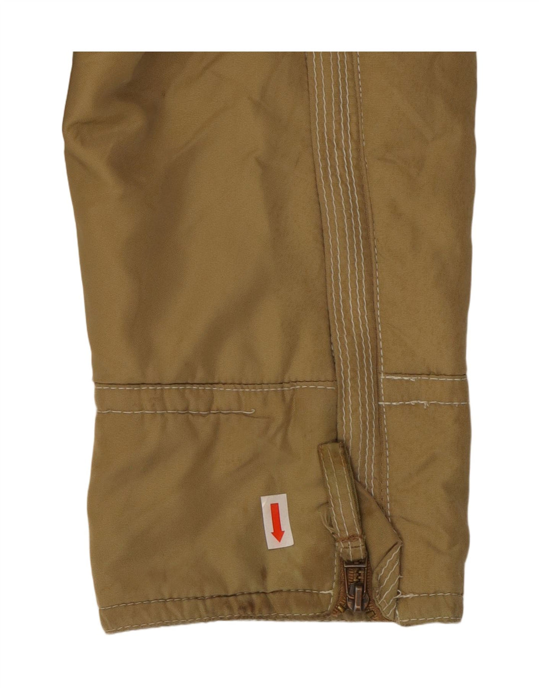 Zara Mujer Chaqueta Acolchada ES 40 XL Nylon Beige