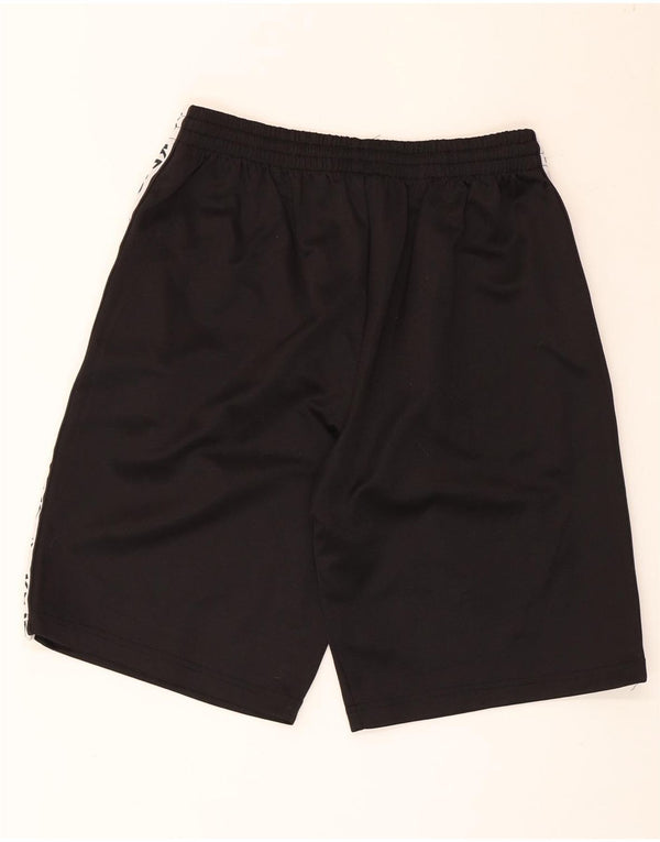 Kejo Mens Graphic Sport Shorts Medium Black Colorblock Poliéster
