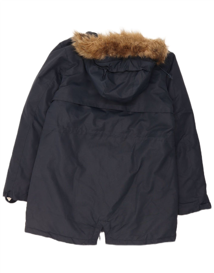 MOUNTAIN WAREHOUSE Chaqueta parka con capucha para mujer UK 40 Grande Azul marino