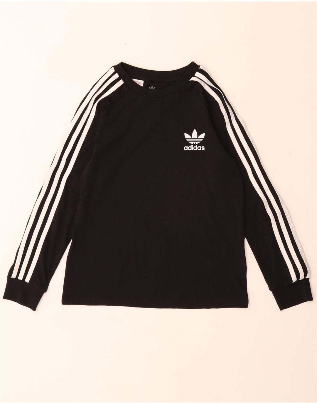 ADIDAS Camiseta Niña Manga Larga 9-10 Años Negro Algodón