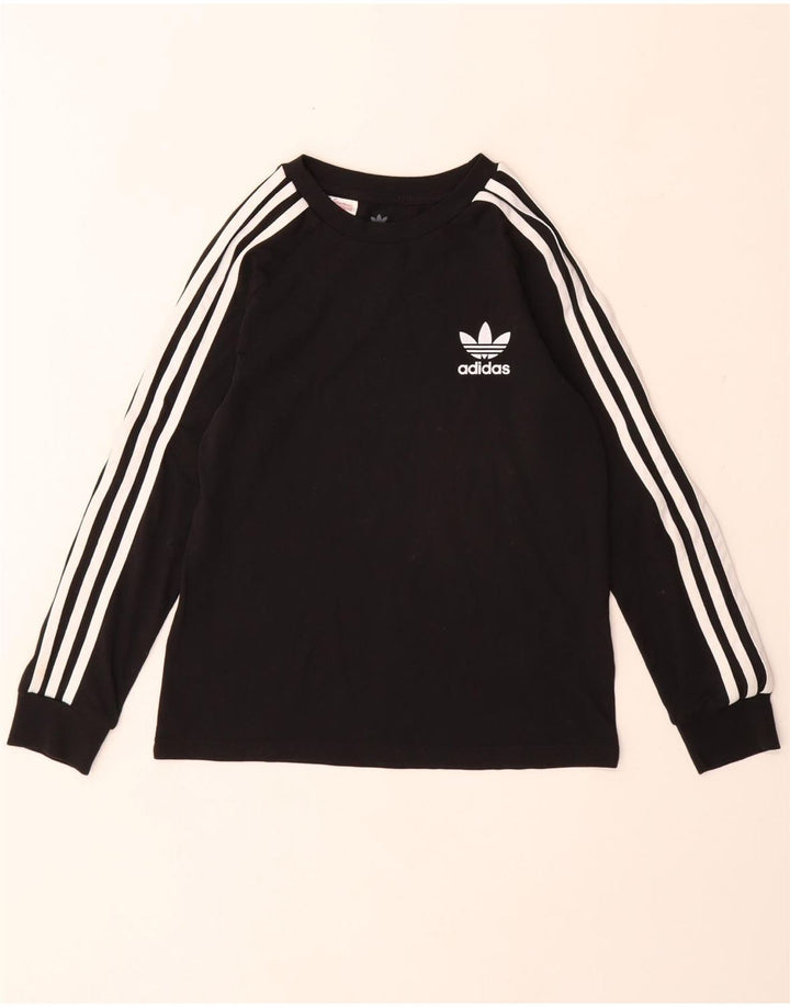 ADIDAS Camiseta Niña Manga Larga 9-10 Años Negro Algodón