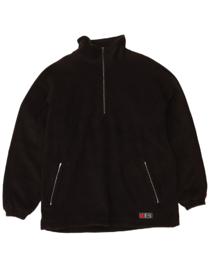 Killtec Jersey Polar Hombre con Cremallera y Cuello XL Poliéster Negro