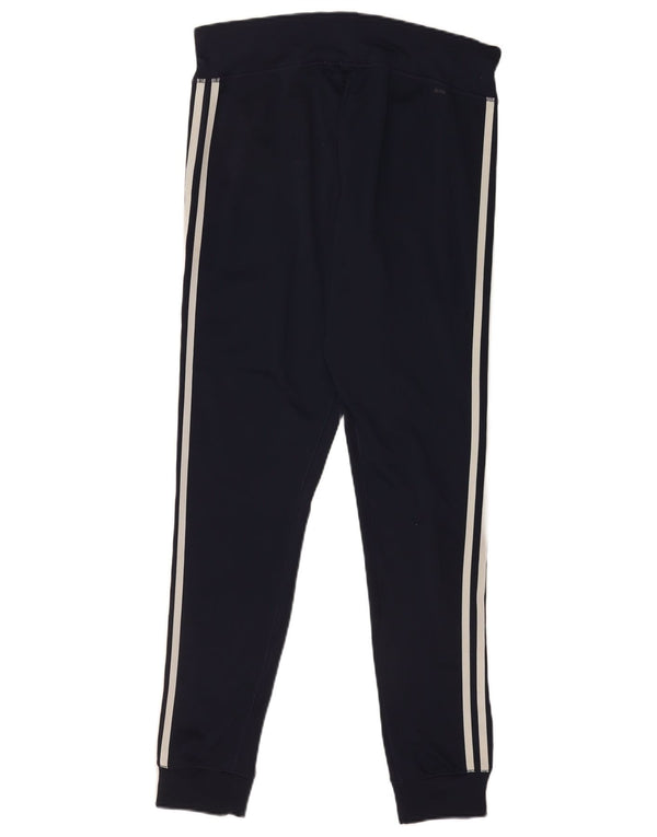 Adidas Womens Leggings UK 8 Small  Navy Blue Polyester