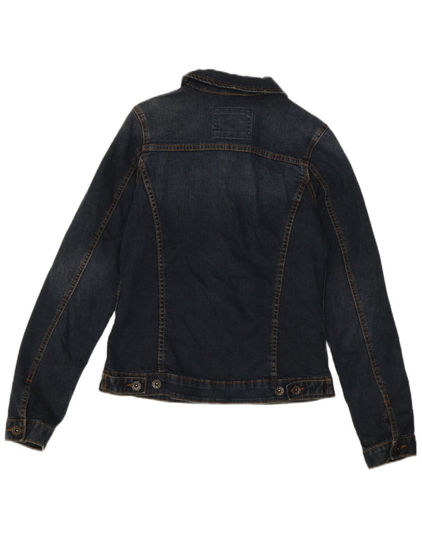 Chaqueta vaquera para mujer Fat Face UK 10 Small Azul marino Algodón