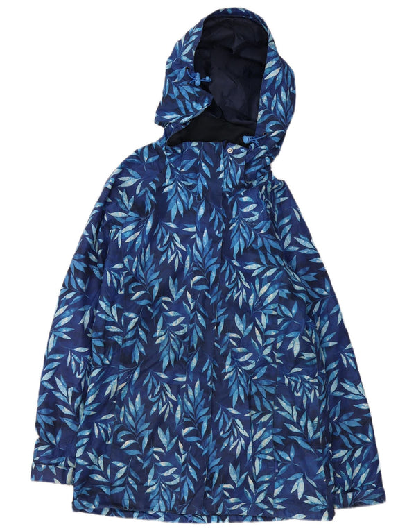 Chubasquero con capucha para mujer Mountain Warehouse UK 40 Mediano Azul marino Floral