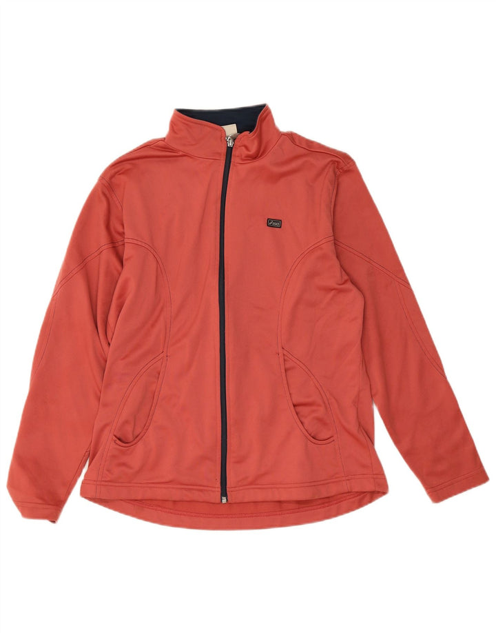 Asics Chaqueta Chándal Niña 13-14 Años Rosa Poliéster