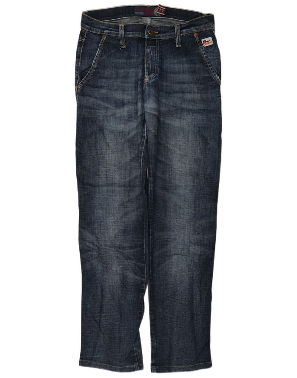 Roy Rogers Vaqueros ajustados para mujer W29 L30 Algodón azul