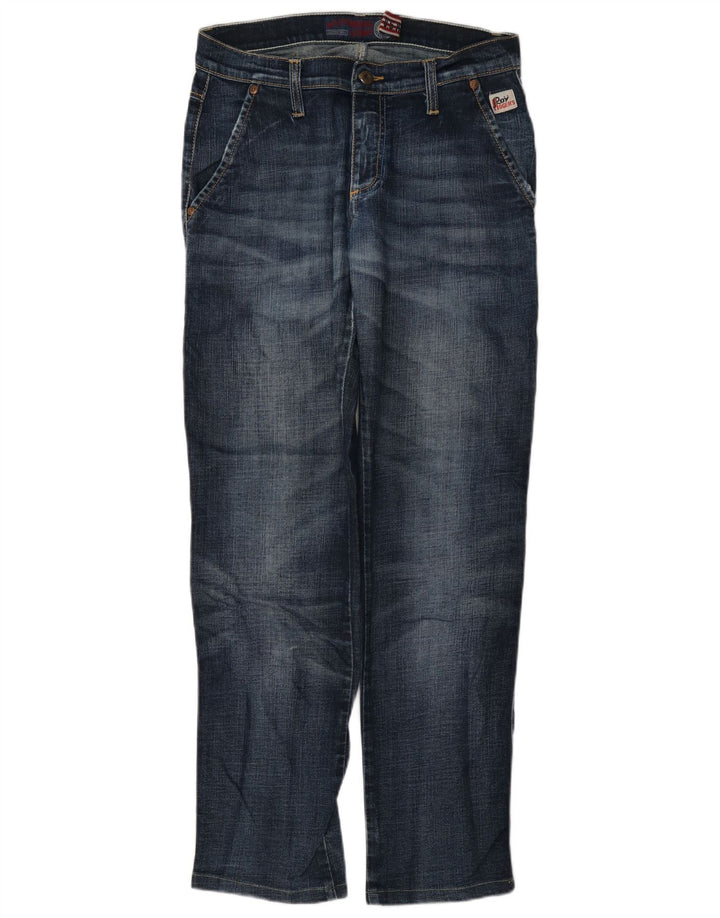Roy Rogers Vaqueros ajustados para mujer W29 L30 Algodón azul