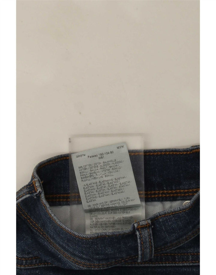 Wrangler Pantalones cortos de mezclilla para hombre W36 Large Azul marino Algodón