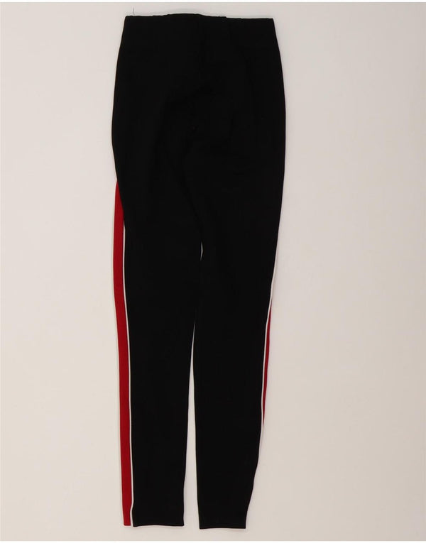 Zara Mujer Trafaluc Leggings UK 4 XS Negro Colorblock Viscosa