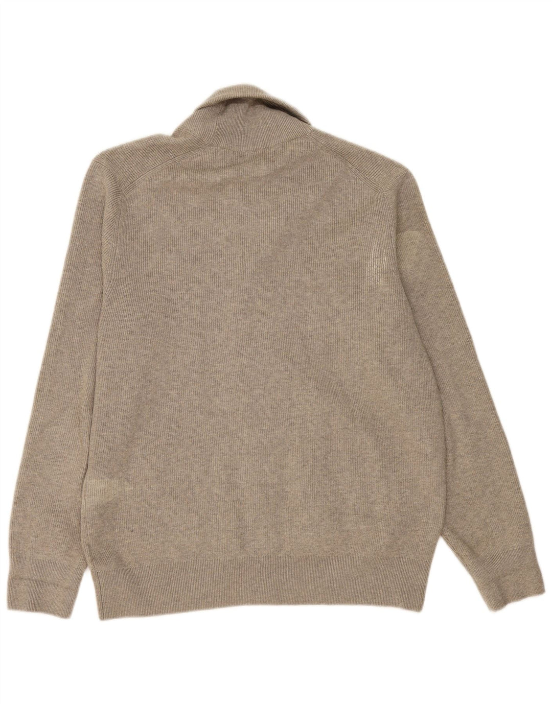 MARKS & SPENCER Suéter tipo cárdigan para hombre UK 44/46 XL Gris Poliéster
