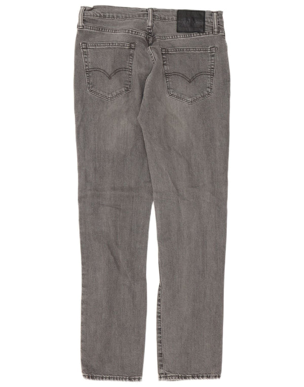 Levi's Mens 511 Slim Jeans W32 L32 Grey Cotton