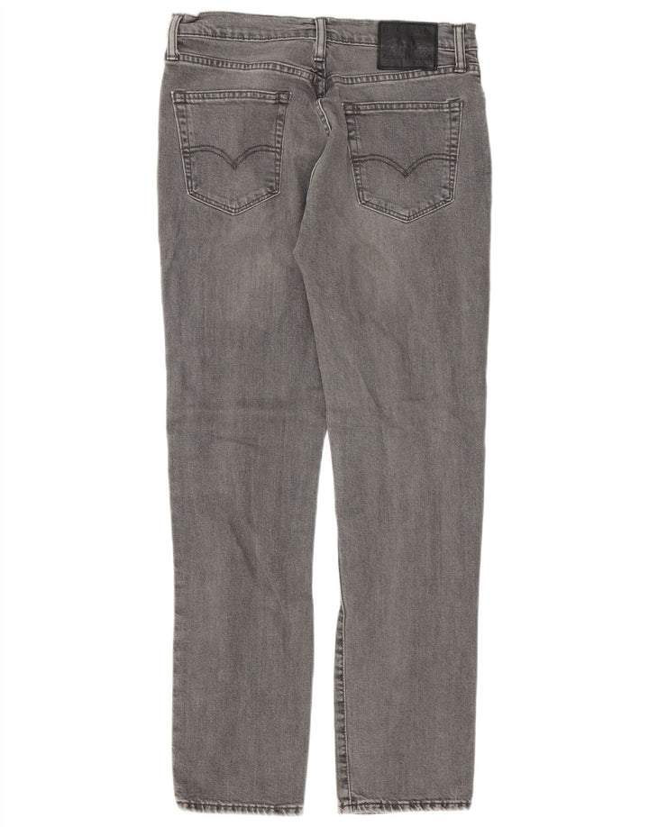 Levi's Hombre 511 Slim Jeans W32 L32 Algodón Gris