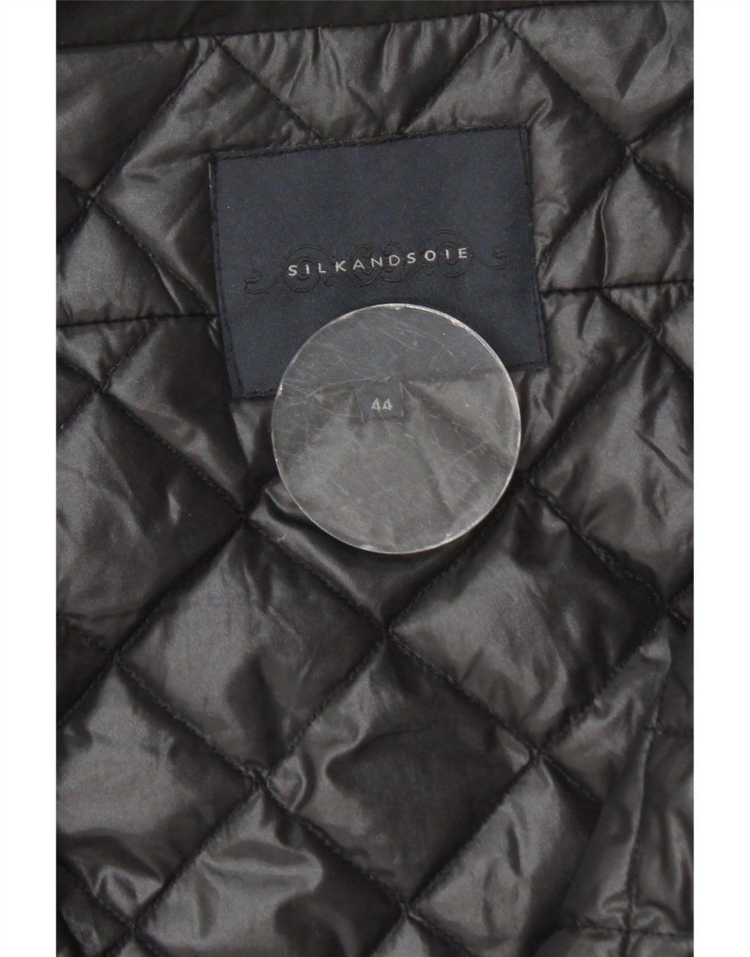 Chaqueta acolchada con capucha para mujer Silk and Soie IT 44 Medium Negro Poliamida