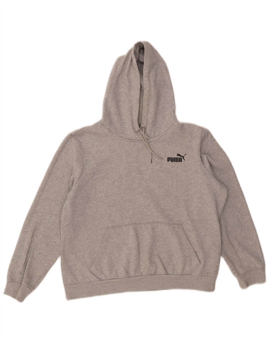 Puma - Sudadera con capucha para mujer, talla grande, algodón gris