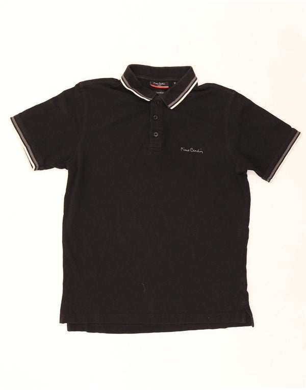 Pierre Cardin Polo De Corte Regular Para Hombre De Algodón A Rayas Negro Mediano