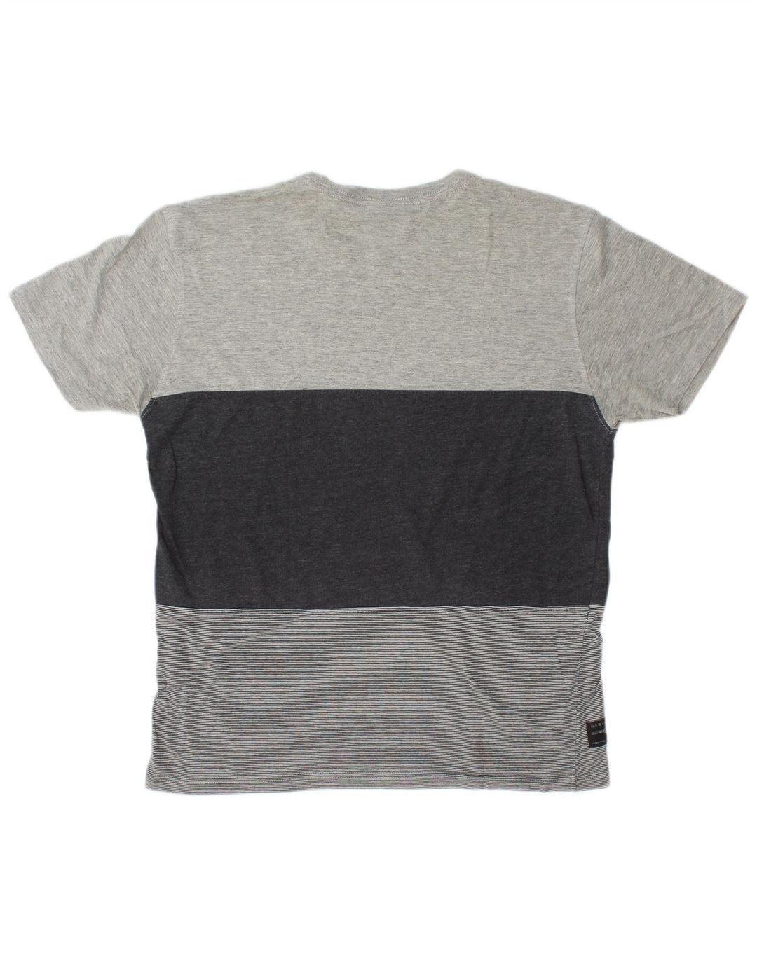 Oakley - Camiseta para hombre, color gris medio, algodón color block